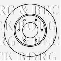 BORG & BECK BBD4176 гальмівний диск