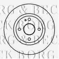 BORG & BECK BBD4227 гальмівний диск