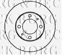BORG & BECK BBD4266 гальмівний диск