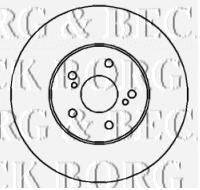 BORG & BECK BBD4326 гальмівний диск