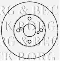BORG & BECK BBD4379 гальмівний диск
