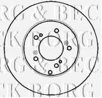 BORG & BECK BBD4399 гальмівний диск