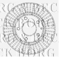 BORG & BECK BBD4483 гальмівний диск