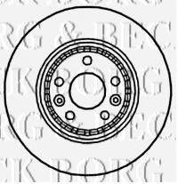 BORG & BECK BBD4781 гальмівний диск