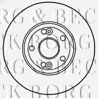 BORG & BECK BBD4813 гальмівний диск
