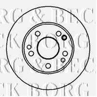 BORG & BECK BBD4871 гальмівний диск