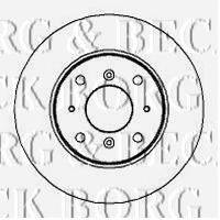 BORG & BECK BBD4890 гальмівний диск
