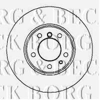 BORG & BECK BBD4896 гальмівний диск