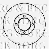 BORG & BECK BBD4939 гальмівний диск