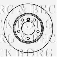 BORG & BECK BBD4952 гальмівний диск