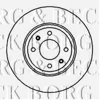 BORG & BECK BBD4976 гальмівний диск
