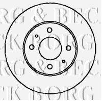 BORG & BECK BBD5007 гальмівний диск