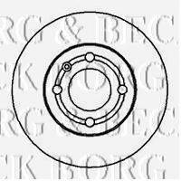 BORG & BECK BBD5109 гальмівний диск