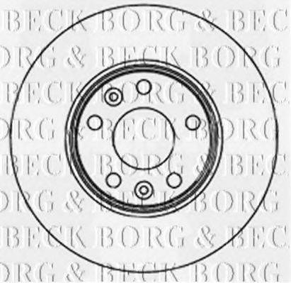 BORG & BECK BBD5163 гальмівний диск
