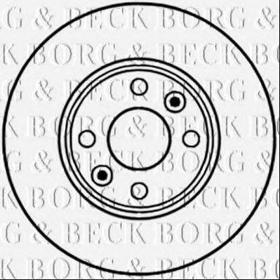 BORG & BECK BBD5226 гальмівний диск