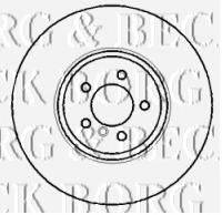 BORG & BECK BBD5767S гальмівний диск