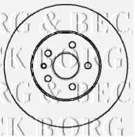 BORG & BECK BBD5911S гальмівний диск