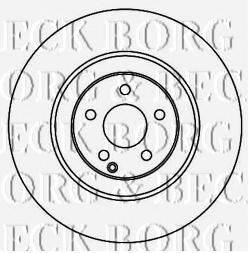 BORG & BECK BBD5922S гальмівний диск