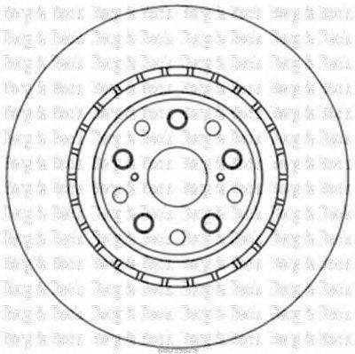 BORG & BECK BBD5982S гальмівний диск