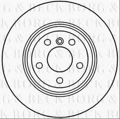 BORG & BECK BBD6039S гальмівний диск