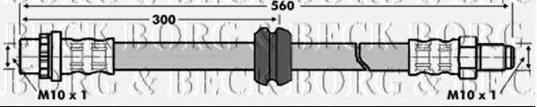 BORG & BECK BBH6842 Гальмівний шланг