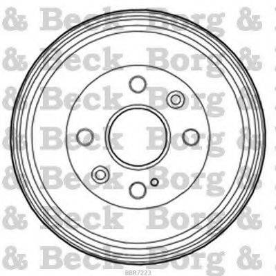 BORG & BECK BBR7223 Гальмівний барабан