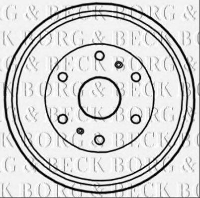 BORG & BECK BBR7234 Гальмівний барабан