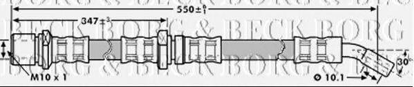 BORG & BECK BBH7193 Гальмівний шланг