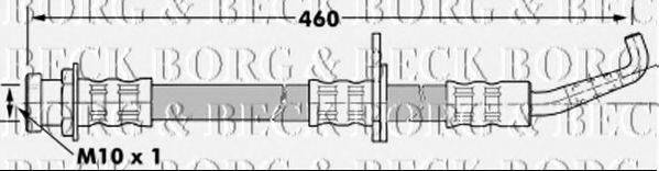 BORG & BECK BBH7263 Гальмівний шланг