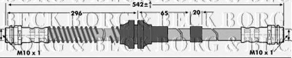 BORG & BECK BBH7300 Гальмівний шланг