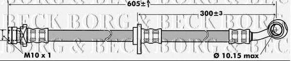 BORG & BECK BBH7441 Гальмівний шланг