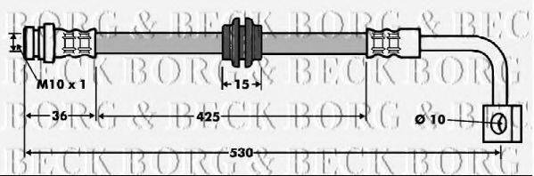 BORG & BECK BBH7473 Гальмівний шланг