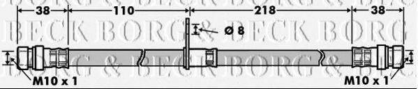 BORG & BECK BBH7499 Гальмівний шланг