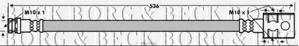 BORG & BECK BBH7641 Гальмівний шланг