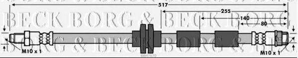 BORG & BECK BBH7670 Гальмівний шланг