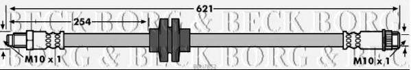 BORG & BECK BBH7852 Гальмівний шланг