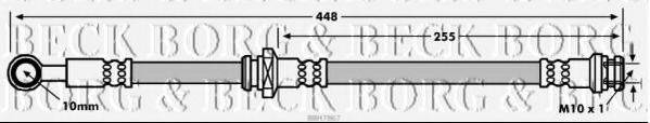 BORG & BECK BBH7867 Гальмівний шланг