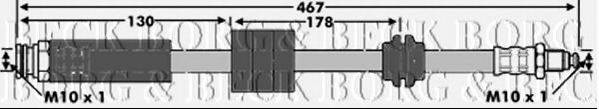 BORG & BECK BBH6097 Гальмівний шланг