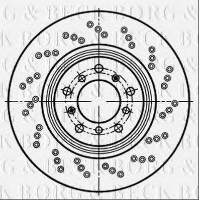 BORG & BECK BBD6057S гальмівний диск