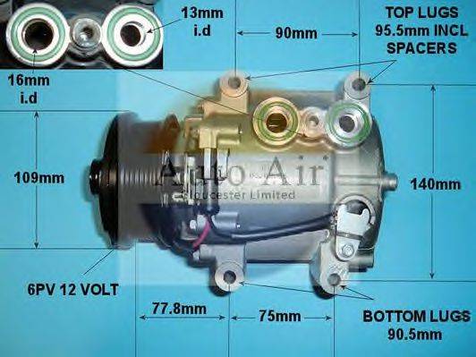 AUTO AIR GLOUCESTER 141006P Компресор, кондиціонер