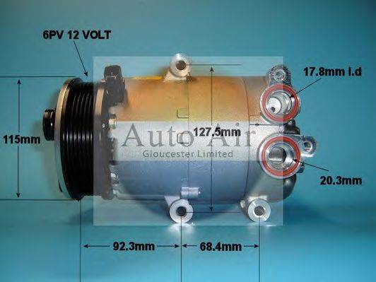 AUTO AIR GLOUCESTER 141138 Компресор, кондиціонер