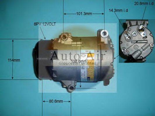 AUTO AIR GLOUCESTER 149720 Компресор, кондиціонер