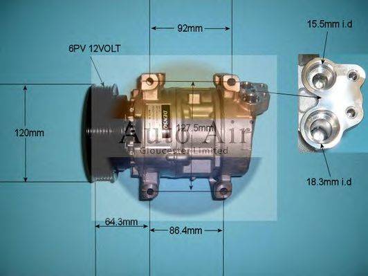 AUTO AIR GLOUCESTER 141240 Компресор, кондиціонер