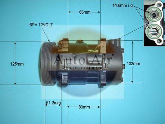 AUTO AIR GLOUCESTER 149686R Компресор, кондиціонер