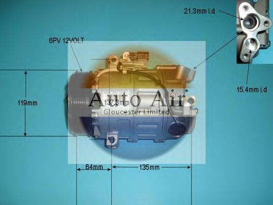 AUTO AIR GLOUCESTER 149732 Компресор, кондиціонер