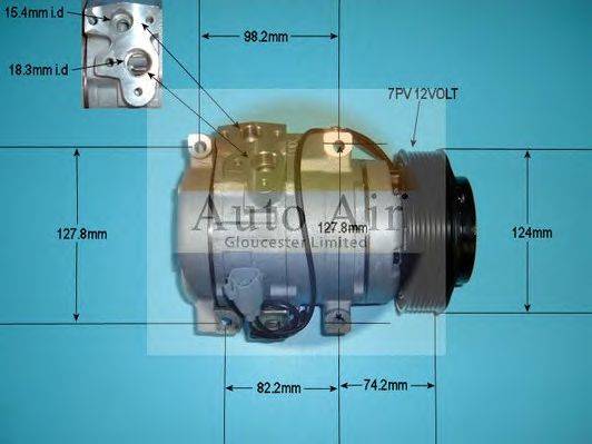 AUTO AIR GLOUCESTER 144445P Компресор, кондиціонер