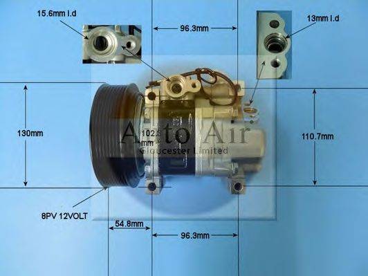 AUTO AIR GLOUCESTER 141140 Компресор, кондиціонер