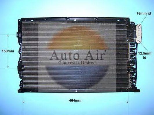 AUTO AIR GLOUCESTER 169744 Конденсатор, кондиціонер