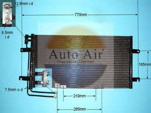 AUTO AIR GLOUCESTER 169914 Конденсатор, кондиціонер