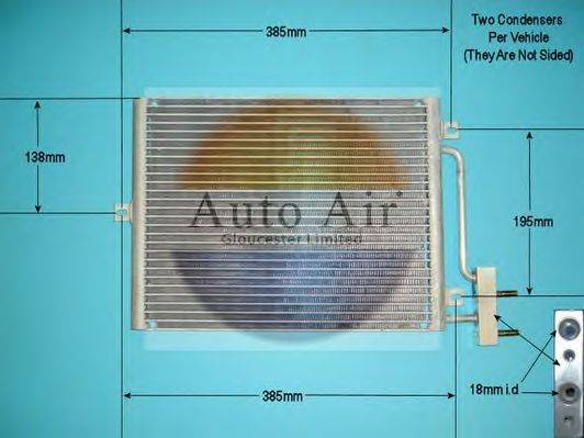 AUTO AIR GLOUCESTER 161260A Конденсатор, кондиціонер